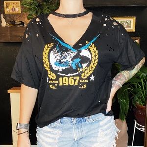 ❗️SOLD❗️Distressed SHEIN Top